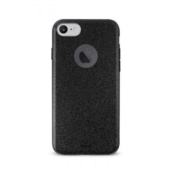 UTGATT5 - Puro Shine Cover+Pocket Detach iPhone 8/7/6S/6 - Svart