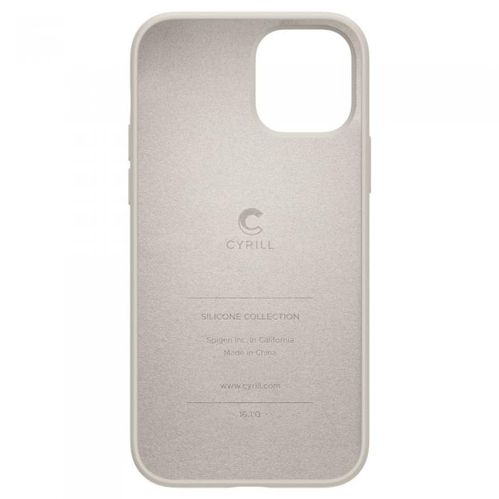 UTGATT5 - Spigen Cyrill Silikon iPhone 12 Pro Max - Stone