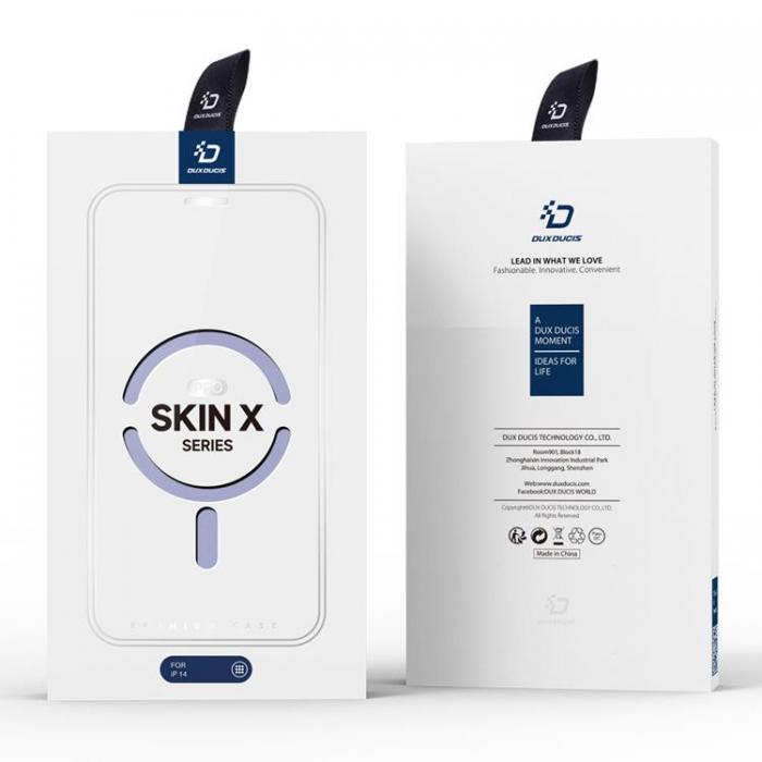 Dux Ducis - Dux Ducis iPhone 14 Plnboksfodral Magsafe Skin X Pro - Lila