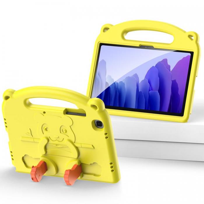 UTGATT5 - Dux Ducis Panda Kids Soft Tablet Skal Galaxy Tab A7 10.4 2020 - Gul