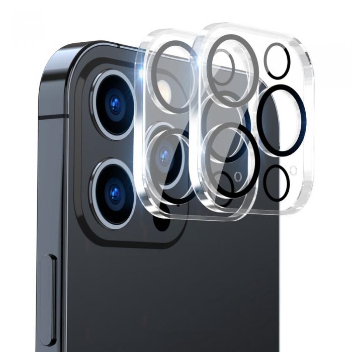UTGATT1 - [6in1] BOOM iPhone 14 Pro Skal - Linsskydd - Hrdat Glas - MagSafe Ring