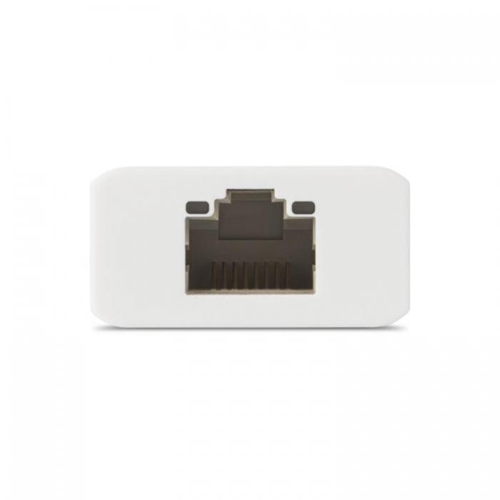 UTGATT1 - Moshi USB-C Till Gigabit Ethernet Adapter - Vit