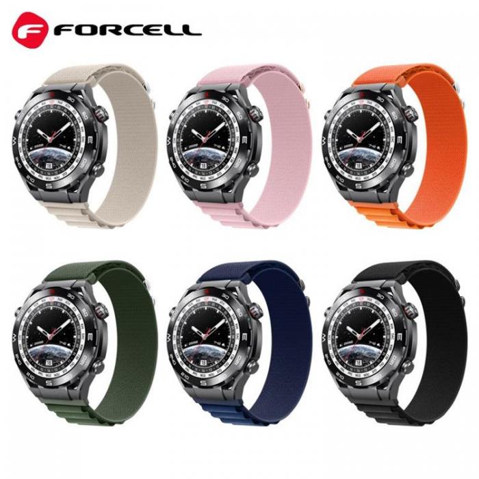 Forcell - Forcell Galaxy Watch 6 Classic (43mm) Armband FS05 - Rosa