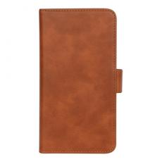 Essentials - Essentials iPhone X/XS, PU wallet 3 kort avtagbar, ljus brun