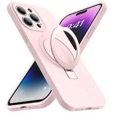 A-One Brand - iPhone 14 Pro Max Mobilskal Magsafe Liquid Silikon - Rosa
