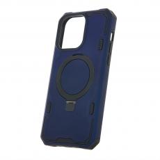 OEM - iPhone 13 Pro Skyddsfodral Defender Mag Ring Marinblå