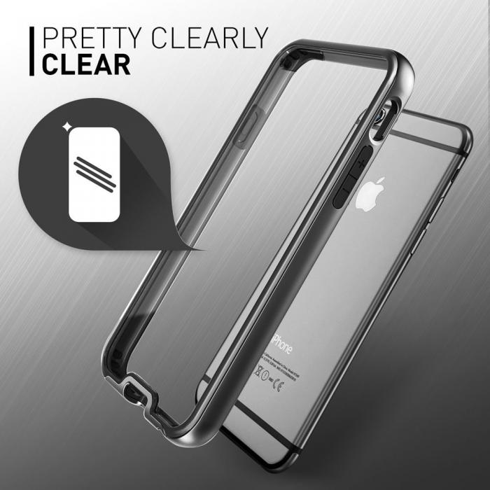 UTGATT5 - Caseology Fusion Bumper Skal till Apple iPhone 6 / 6S - Svart
