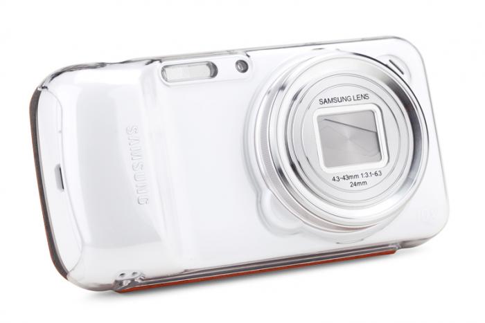 UTGATT5 - Rock Elegant Flip vska till Samsung Galaxy S4 Zoom (Orange)