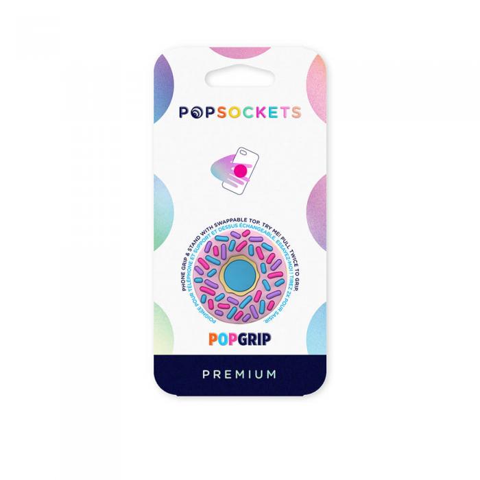 PopSockets - POPSOCKETS PopOuts D'ohnut Avtagbart Grip med Stllfunktion Premium
