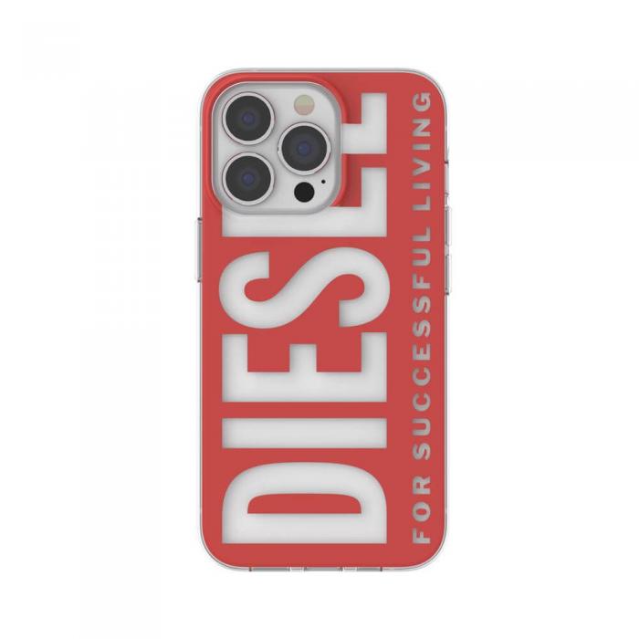 Diesel - Diesel Graphic Skal till iPhone 13/13 Pro red/Vit