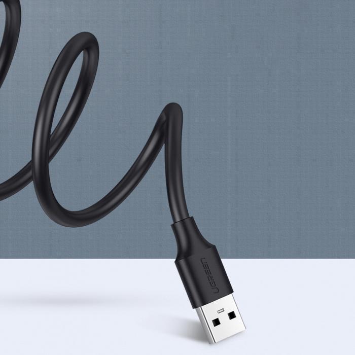 Ugreen - Ugreen Frlngning USB 2.0 Adapter Kabel 0.5m - Svart