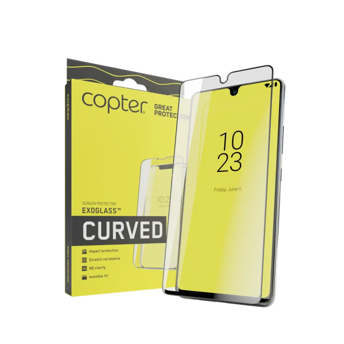 Copter - Copter Exoglass Curved Hrdat Glas Skrmskydd iPhone 15 Pro