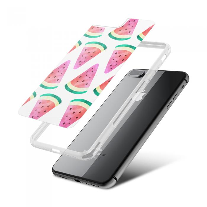 UTGATT5 - Fashion mobilskal till Apple iPhone 8 Plus - Vattenmelon