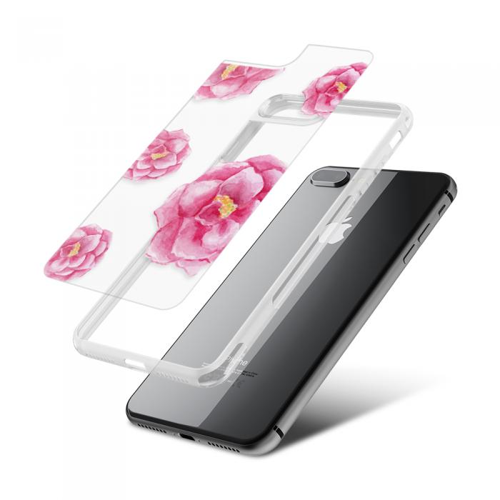 UTGATT5 - Fashion mobilskal till Apple iPhone 8 Plus - Big flowers