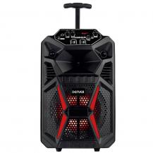 Denver - Denver 8" Bluetooth trolley speaker with LED-lights