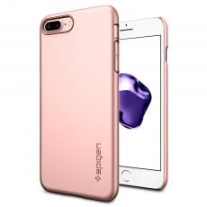 Spigen - SPIGEN Thin Fit Skal till Apple iPhone 7 Plus - Rose Gold