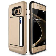 VERUS - Verus Damda Clip Skal till Samsung Galaxy S7 Edge - Gold