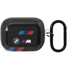 BMW - BMW Airpods Pro 2 Skal Tricolor Stripes - Svart