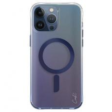 UNIQ - UNIQ iPhone 15 Pro Max Mobilskal Magsafe Coehl Dazze - Blå