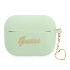 Guess - Guess AirPods Pro Skal Silicone Charm Heart Collection - Grön