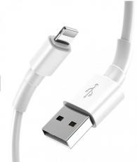 SiGN - SiGN Lightning Kabel iPhone & iPad 5V, 2.1A, 1m - Vit