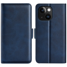 Taltech - iPhone 15 Plus Plånboksfodral Omvirat - Blå