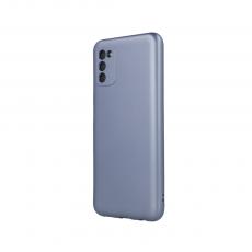 OEM - Metalliskt skal till Samsung Galaxy A55 5G ljusblå