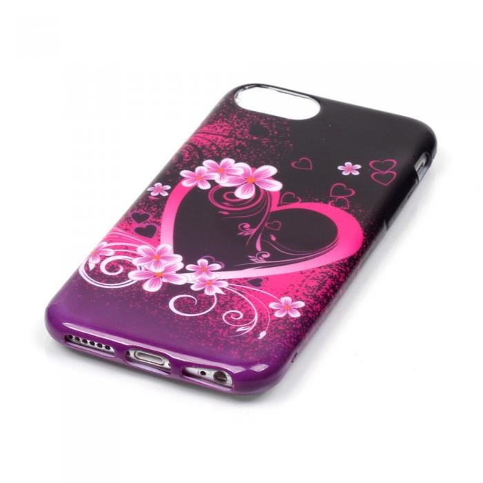 UTGATT5 - Flexiskal till Apple iPhone 7/8/SE 2020 - Purple Heart