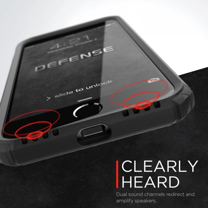 X-Doria - X-DORIA Defense Gear Skal till Apple iPhone 7 Plus - Svart