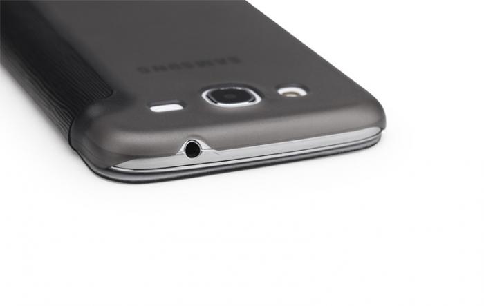 UTGATT5 - Rock Elegant Flip vska till Samsung Galaxy Mega 5,8 (Svart)