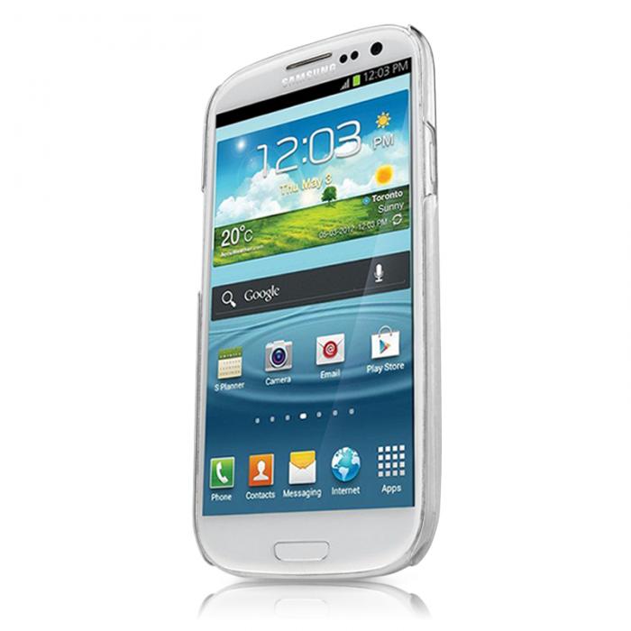 UTGATT4 - ITSkins Ghost Skal till Samsung Galaxy S3 i9300 (Vit) + Skrmskydd