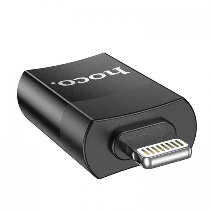 UTGATT - Hoco UA17 Adapter USB to Lightning - Svart