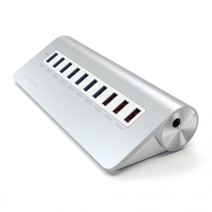 UTGATT5 - Satechi USB 3.0 Hubb av aluminium - 10 portar