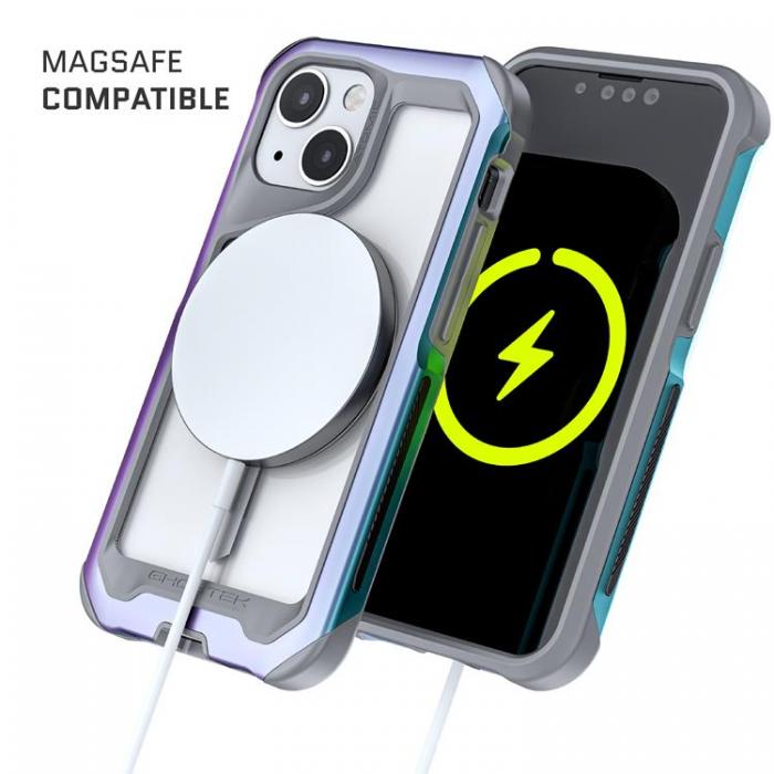 UTGATT5 - Ghostek Atomic Slim Metal MagSafe Skal iPhone 13 - Prismatic