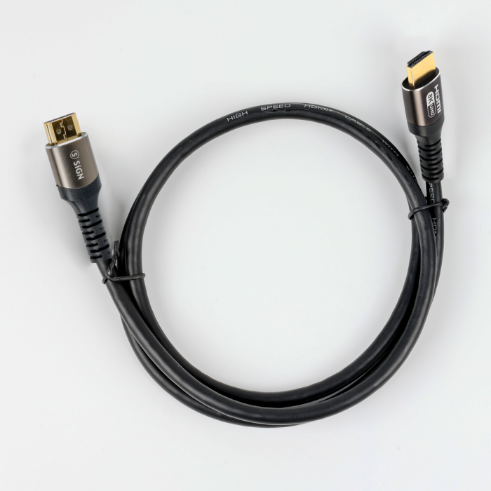 SiGN - SiGN Premium HDMI 2.1 Kabel 8K, 3m - Svart