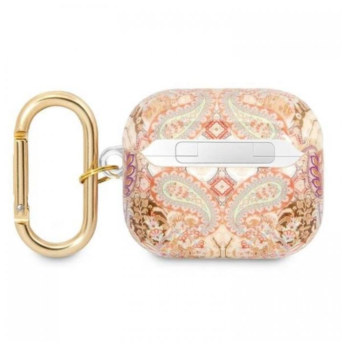 Guess - Guess AirPods 3 Skal Paisley Strap Collection - Guld