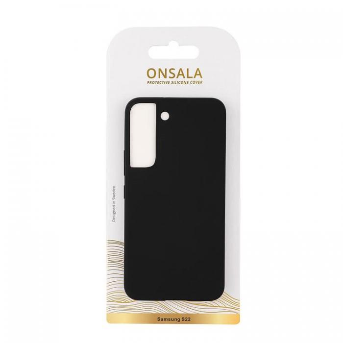 Onsala - Onsala Silikon Mobilskal Galaxy S22 - Svart