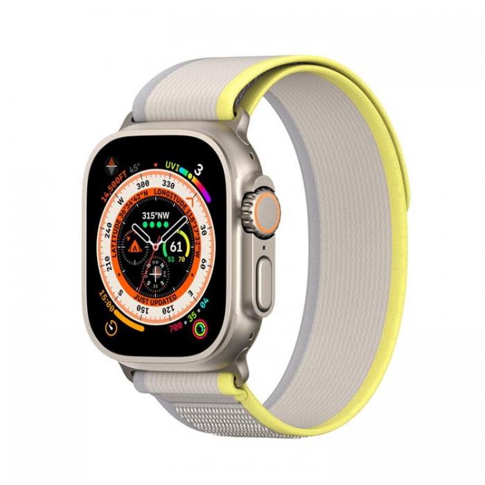 Dux Ducis - Dux Ducis Apple Watch 4/5/6/7/8/SE (38/40/41mm) Armband YJ - Beige