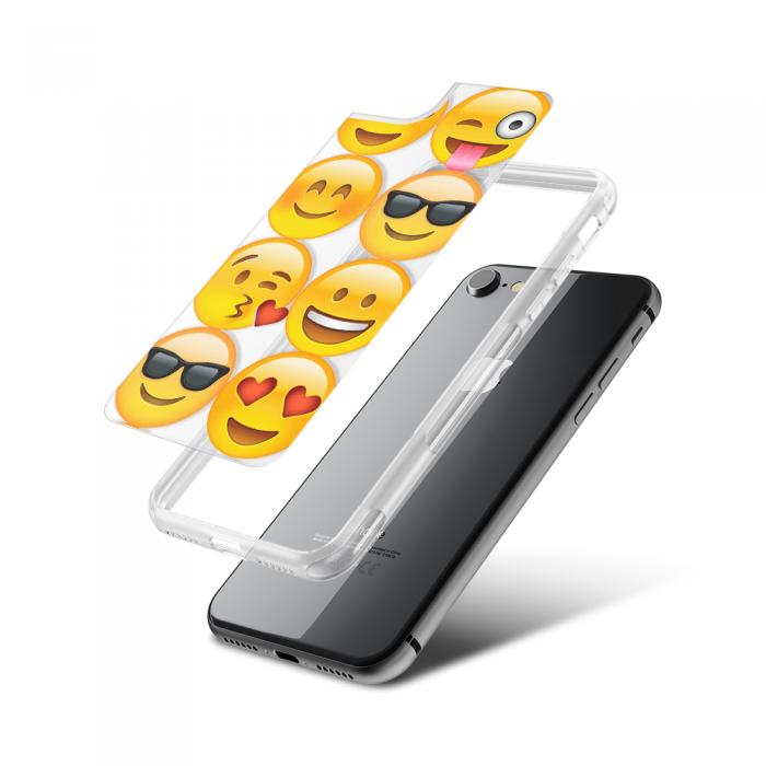 UTGATT5 - Fashion mobilskal till Apple iPhone 8 - Emojis