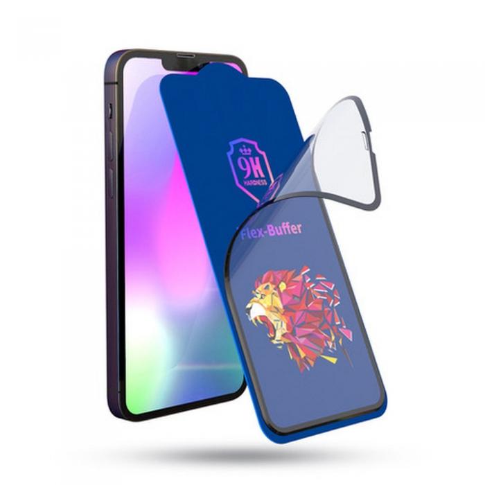 UTGATT1 - Bestsuit 5D Hybrid Glas 5D till Apple iPhone 12 mini Svart