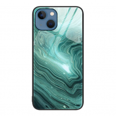 Taltech - iPhone 15 Plus Mobilskal Marmor - Grön