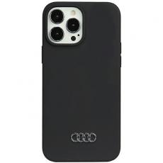 Audi - Audi iPhone 13 Pro Max Mobilskal Silicone - Svart