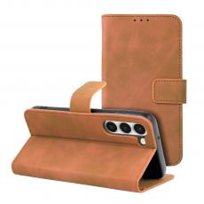 OEM - TENDER plånboksfodral för Samsung Galaxy S23 brun