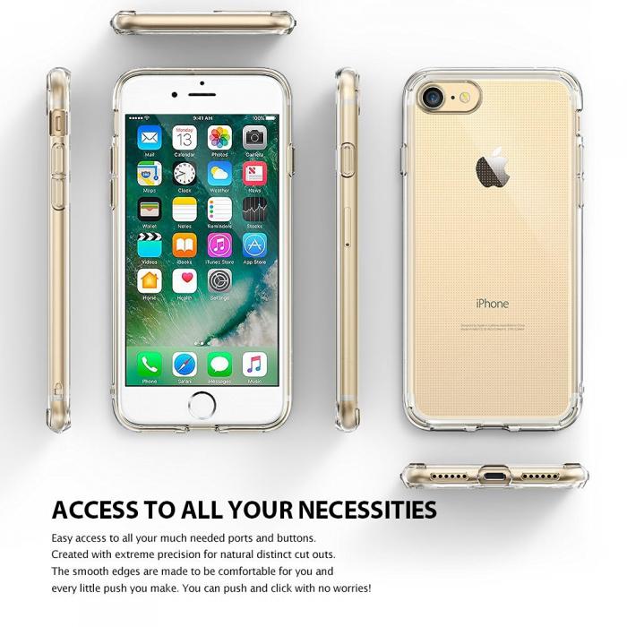 UTGATT5 - Ringke Weightless as Air Skal till iPhone 8/7 - Rose Gold