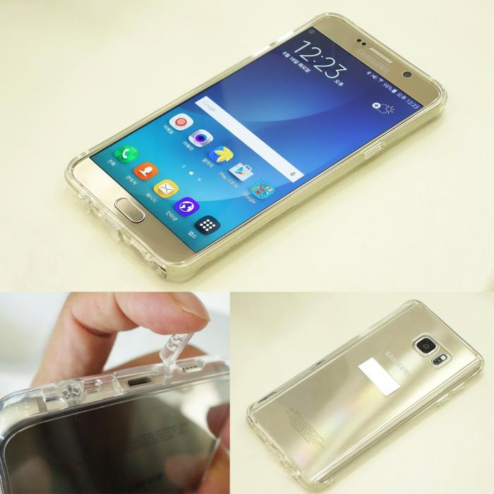 UTGATT5 - Ringke Fusion Shock Absorption Skal till Samsung Galaxy Note 5 - Smoke Black
