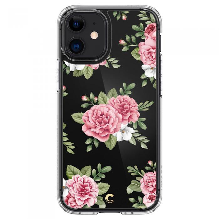 Spigen - SPIGEN Cyrill Cecile Skal iPhone 12 Mini - Pink Floral