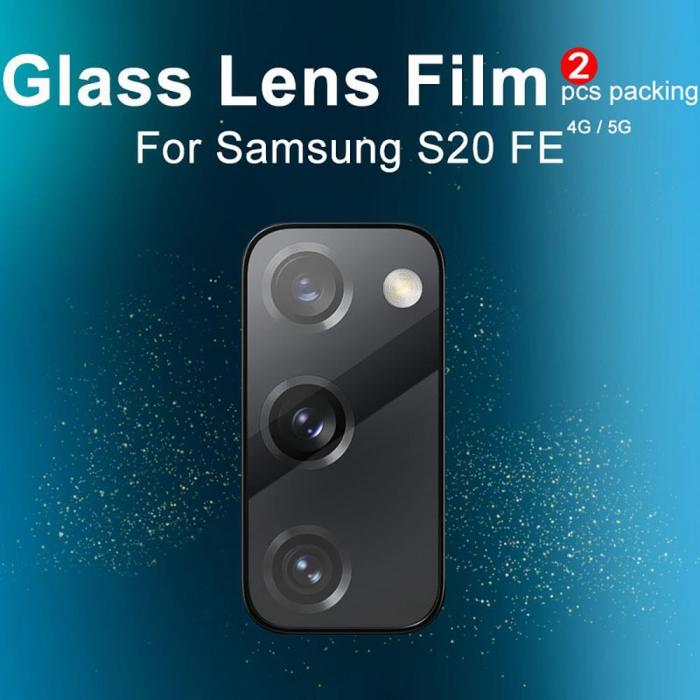 A-One Brand - Galaxy S20 FE [4-PACK] 2 X Kameralinsskydd Glas + 2 X Hrdat Glas