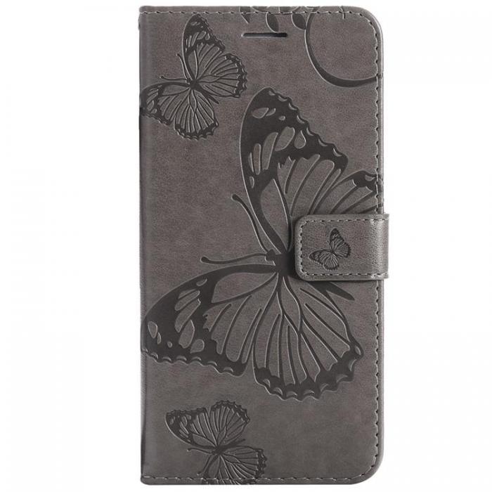 A-One Brand - Butterfly Imprinted Fodral Galaxy S22 Ultra - Gr