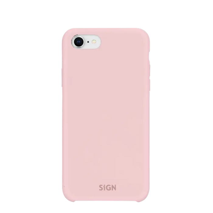 SiGN - SiGN iPhone 7/8/SE (2020/2022) Skal Liquid Silicone - Rosa