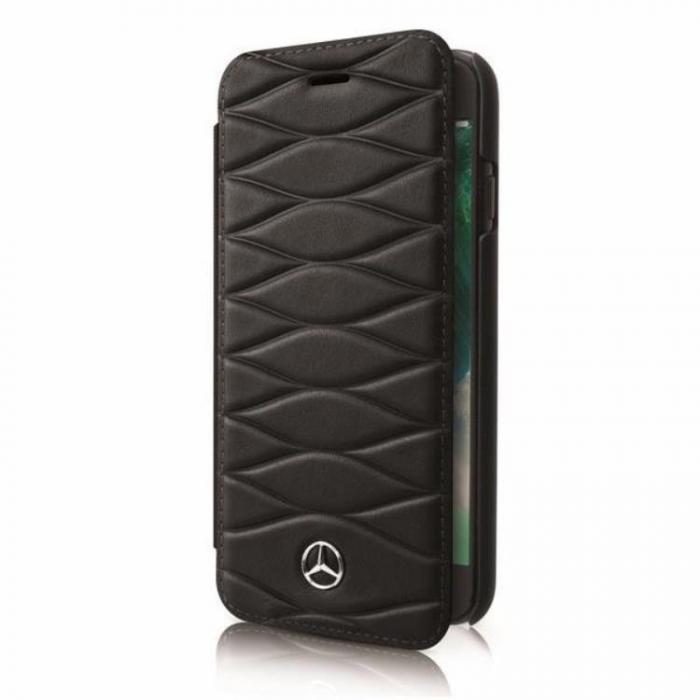 Mercedes - Mercedes Galaxy S8 Plus Fodral Pattern Line - Svart